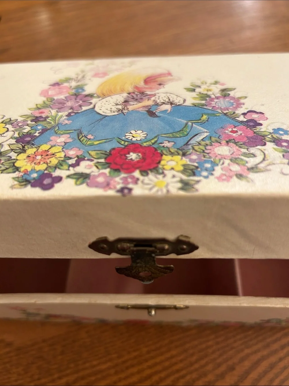 Vintage Ballerina Musical Jewelry Box